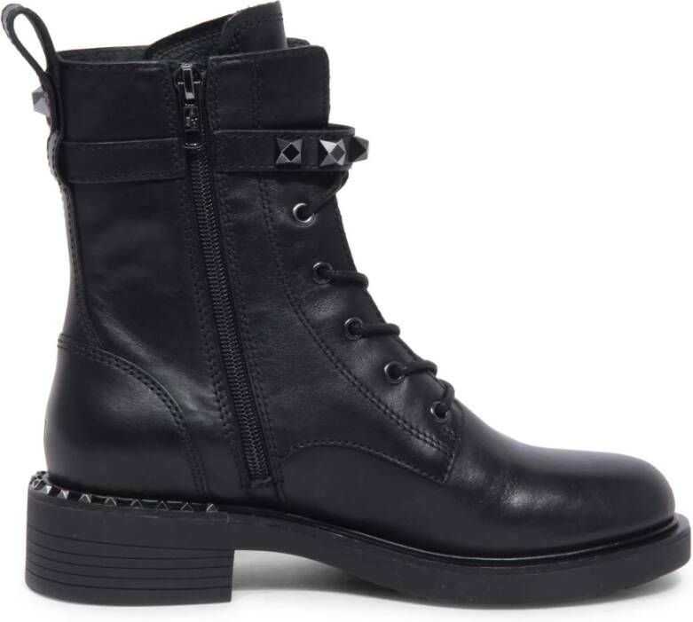 Ash Floyd Veterboots Laarzen Met Veters Dames Zwart