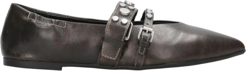 ASH Britnie Studded Strappy Ballet Flat