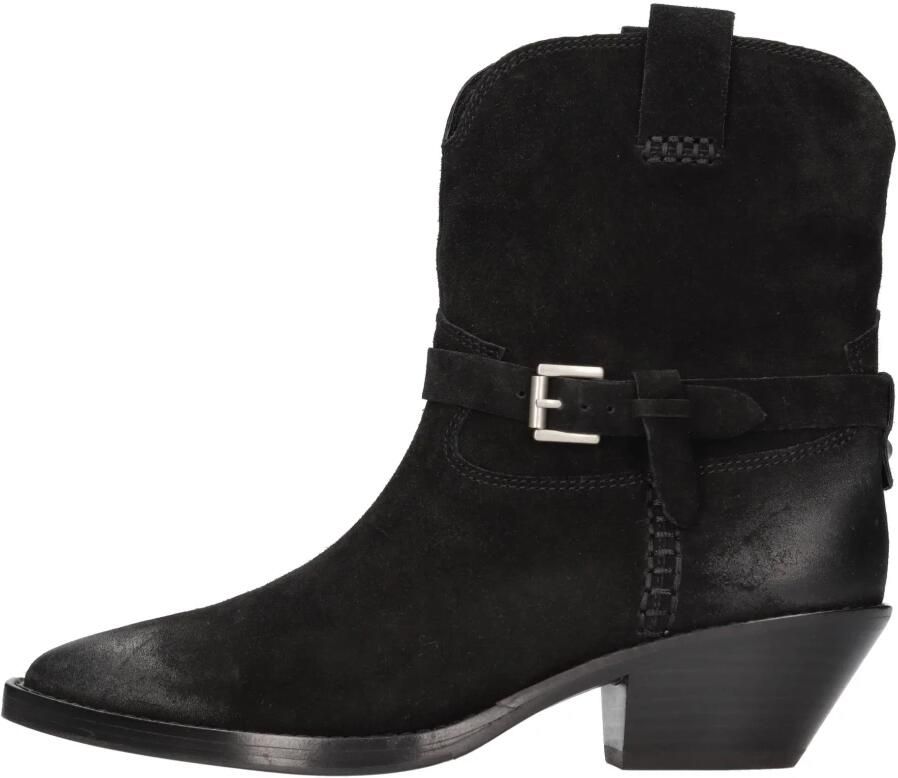 Ash Dustin03 Enkellaarzen Black Dames