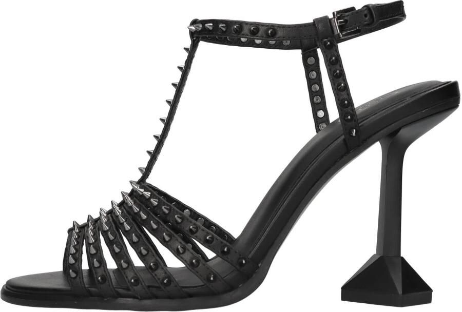 Ash Hoge hakken Black Desire Heel Leather Shoes in zwart