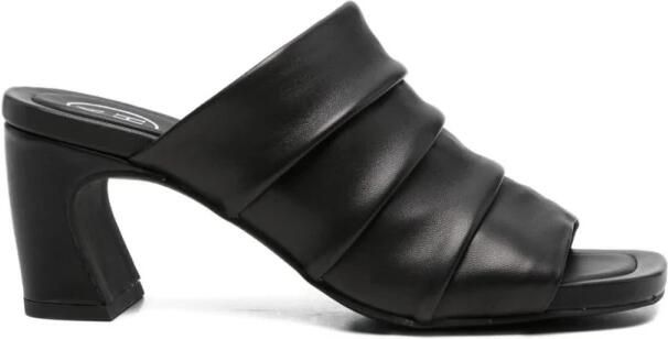 ASH Eva Ruched leren sandalen