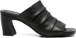 ASH Eva Ruched leren sandalen