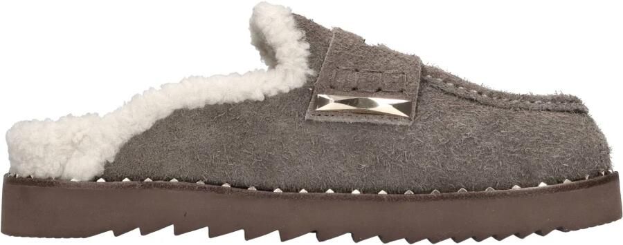 Ash Groene Leren Sliders met Gestructureerde Afwerking Green Dames - Foto 5