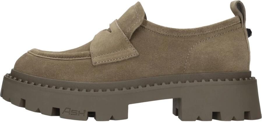 Ash Bruine Instap Sandalen met Ronde Neus en Achterband Brown Dames