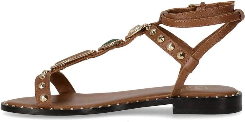 Ash Sandalen Penny Cinnamon Flat Sandal in bruin