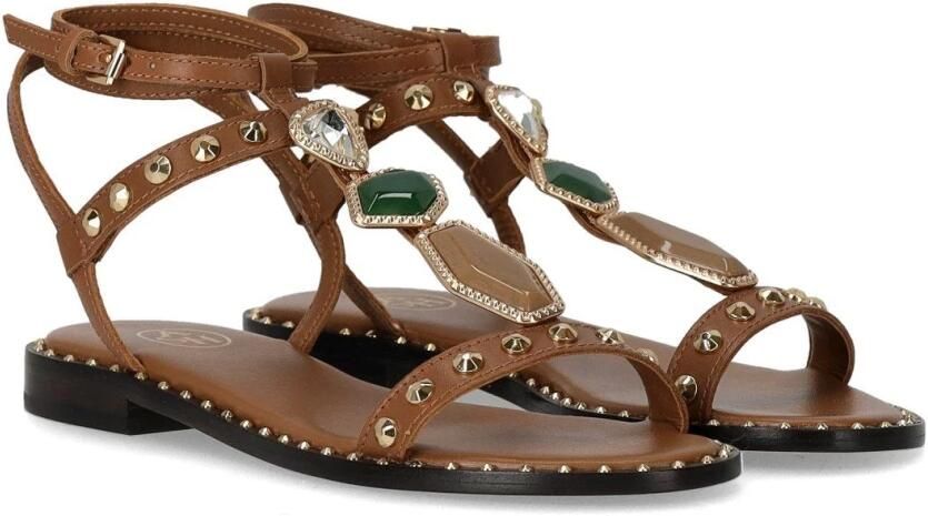 Ash Sandalen Penny Cinnamon Flat Sandal in bruin