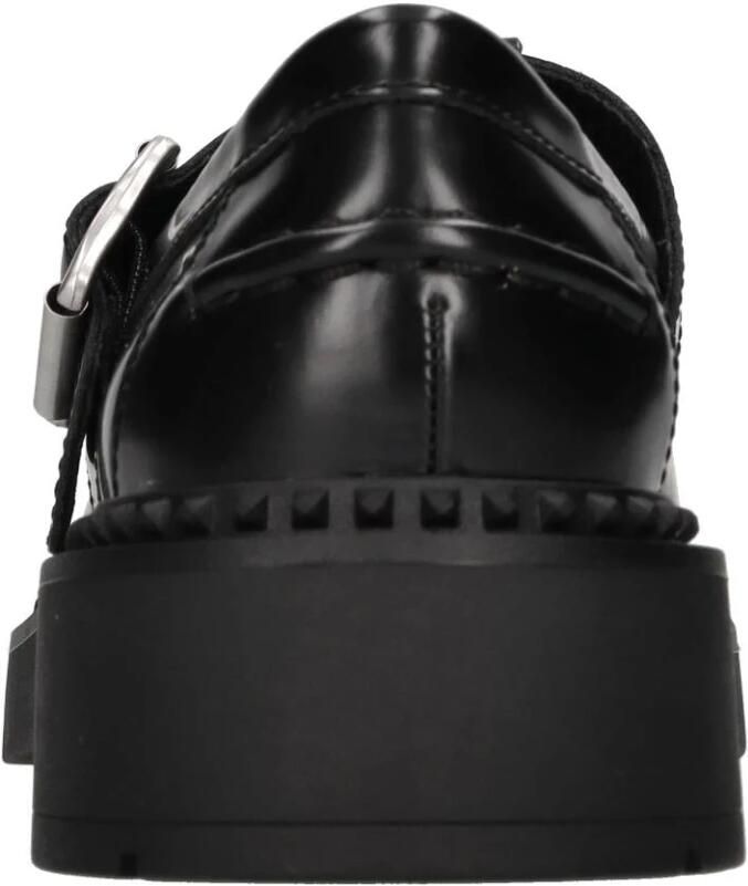 Ash Zwarte Mary Jane Leren Schoenen Black Dames - Foto 3