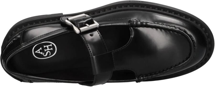 Ash Zwarte Mary Jane Leren Schoenen Black Dames - Foto 4