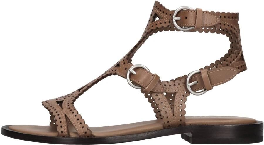 Ash Sandalen Brown Paprika Leather Sandals in bruin
