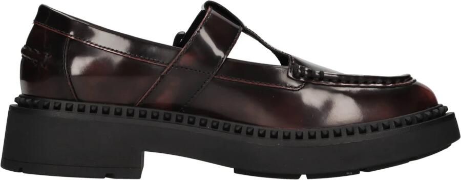 ASH Platte schoenen Bordeaux