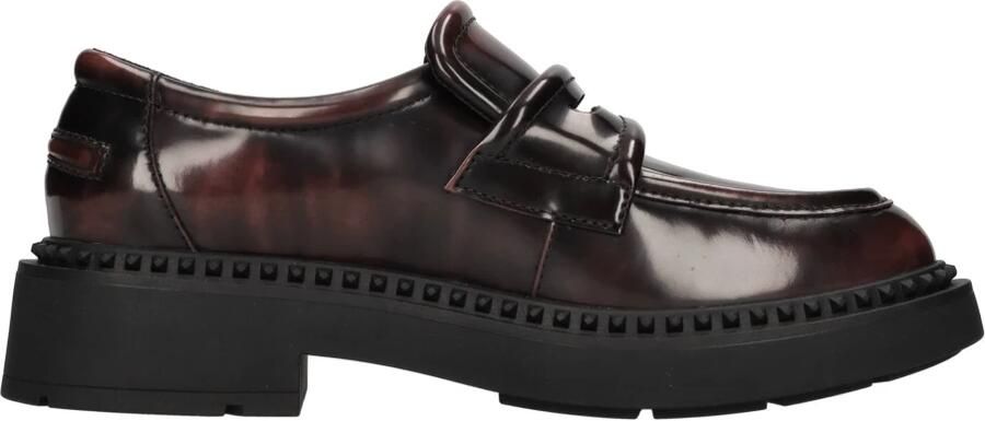 ASH Platte schoenen Bordeaux