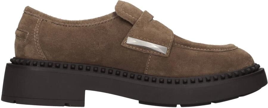 ASH Platte schoenen Bruin