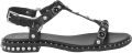 ASH Podium Open-toe Sandal - Zwart