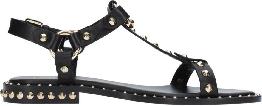 ASH Polyester Sandalen met Leren Sa stelling