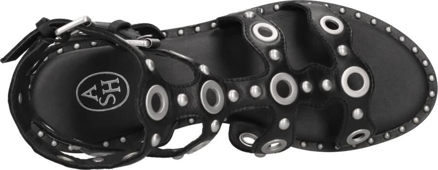 Ash Sandalen Black Leather Pop Up Sandals in zwart - Foto 4