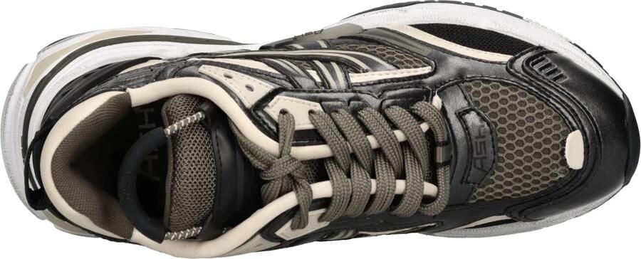Ash Zwarte Leren Sneakers met Ronde Neus Multicolor Dames - Foto 5