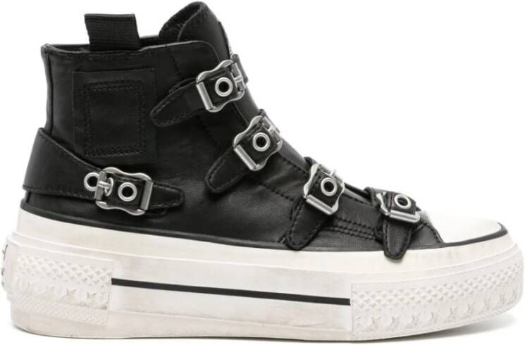 Ash Regenboog Leren Sneakers Black Dames