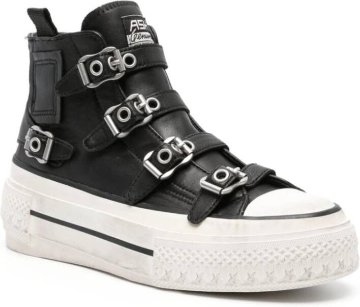 Ash Regenboog Leren Sneakers Black Dames