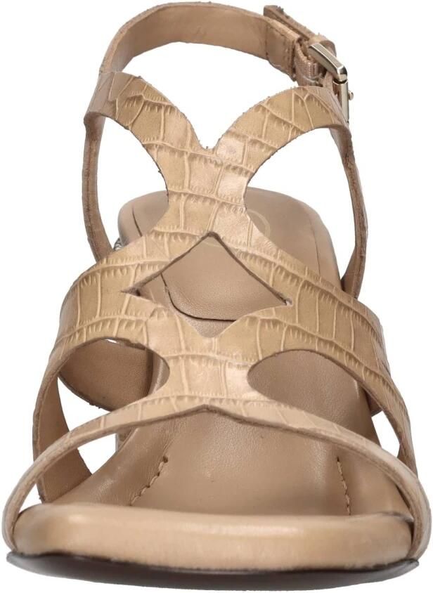 ASH Gevlochten leren sandalen met blokhak - Foto 5