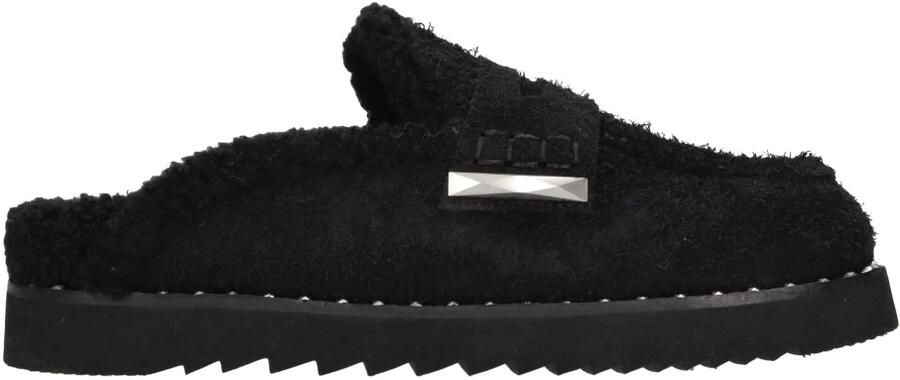 Ash Zwarte Leren Sandalen voor Vrouwen Black Dames