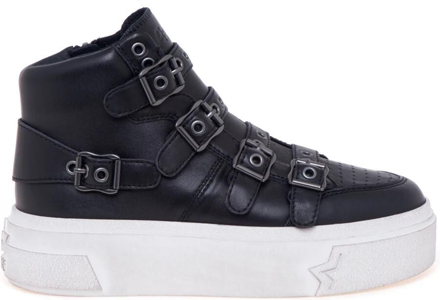 Ash Sneakers Starmoon Buckle in zwart