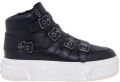 Ash Sneakers Starmoon Buckle in zwart - Zwart