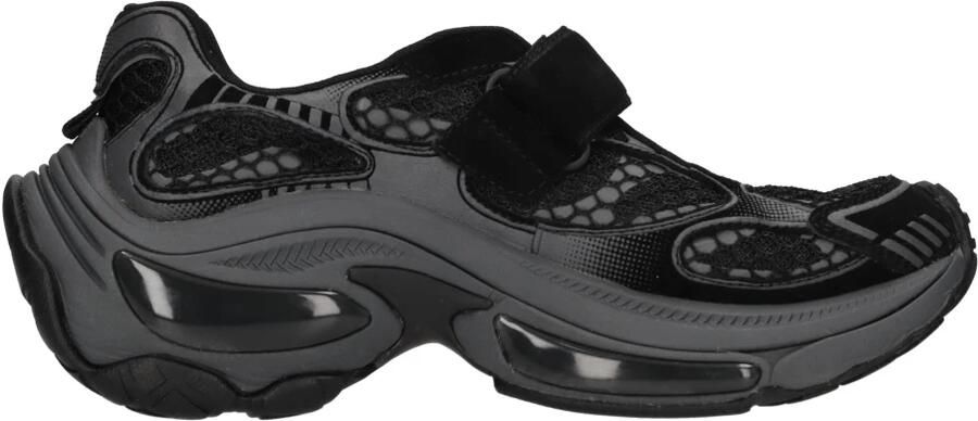 ASH Zwarte Suède Sneakers met Technische Stof - Foto 7