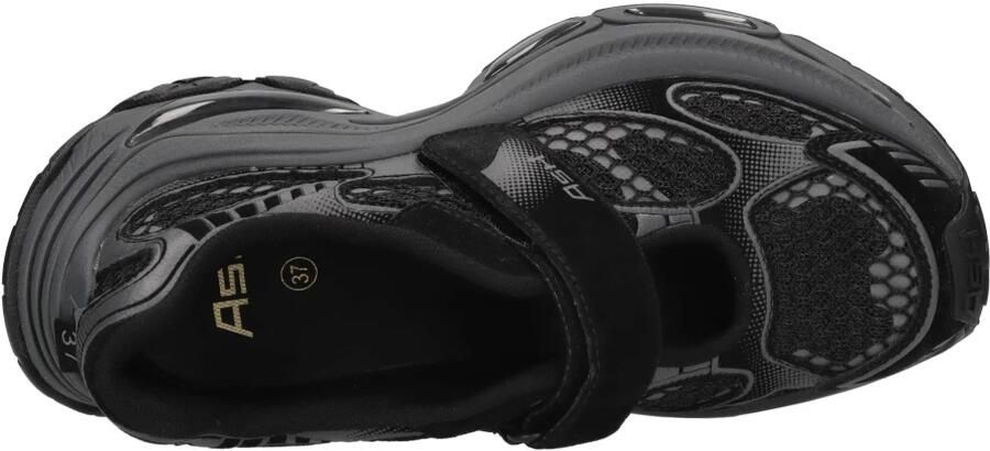 ASH Zwarte Suède Sneakers met Technische Stof - Foto 5