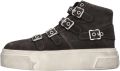 Ash Starmoon Suede Bistro Schoenen Black Dames - Grijs