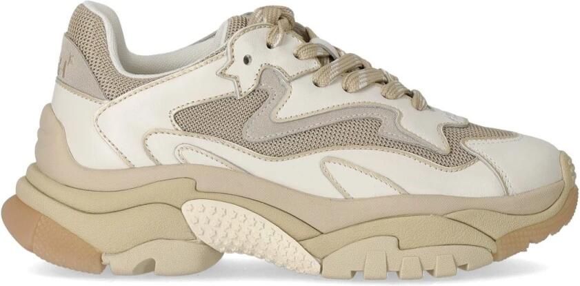 Ash Low-Top Sneakers Addict White Gold Sneaker in wit