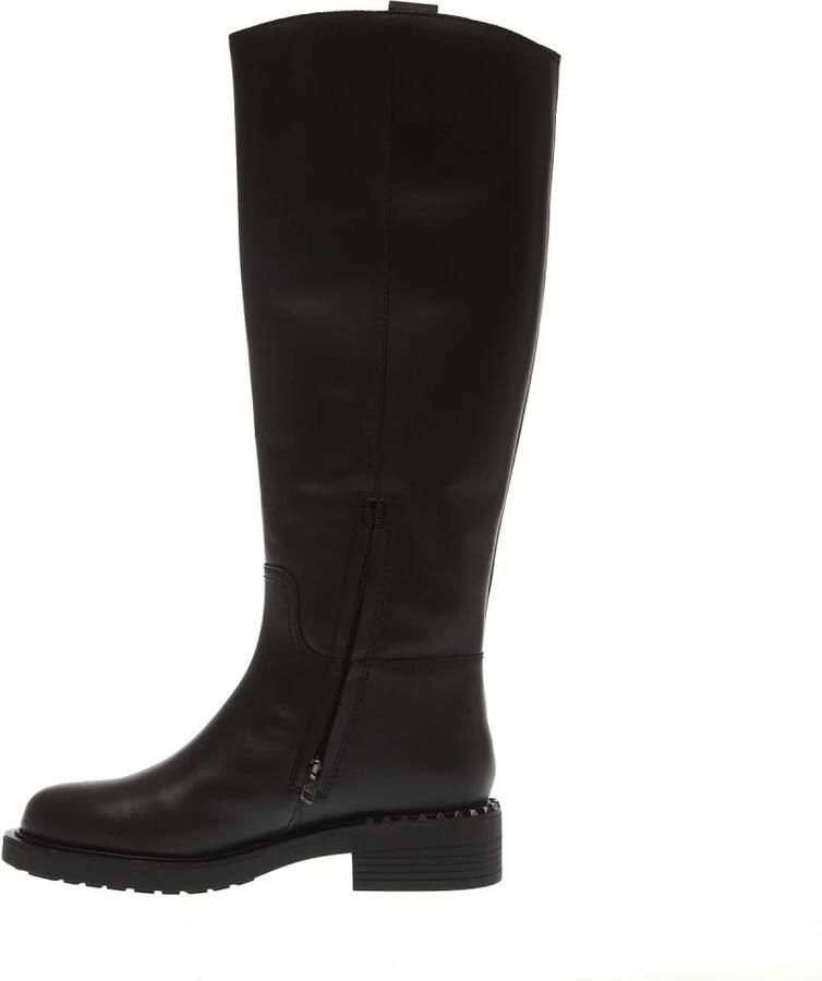 ASH Zwarte Leren Enkellaarzen met Pistoolstuds - Foto 2