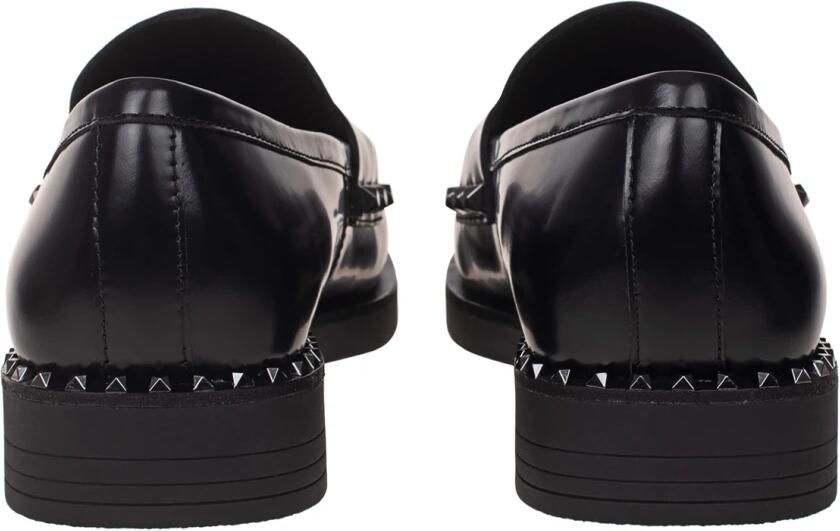 Ash Zwarte platte schoenen met Rockstud-versiering Black Dames - Foto 3
