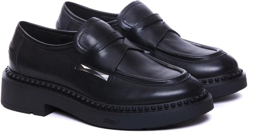 ASH Zwarte Platte Loafers met Grove Zool - Foto 2