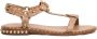 ASH Beige Sandalen met Krokodillenprint voor Vrouwen - Thumbnail 1