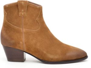 Ash Beige Suède Texano Houston Beige Dames