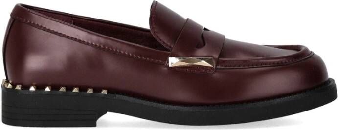 ASH Bordeaux Whisper Loafer met Studs