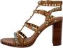 Ash Bruine sandalen met hak en studs Brown Dames - Thumbnail 4