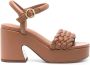 Ash Bruine Geweven Sandalen Brown Dames - Thumbnail 9