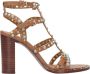 Ash Bruine Leren Sandalen met Stenen Brown Dames - Thumbnail 4