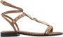 ASH Bruine Leren Sandalen voor Vrouwen - Thumbnail 1