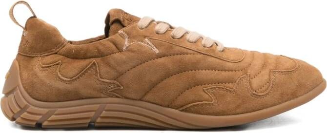 ASH Bruine Veterschoenen met Platte Zool - Foto 2
