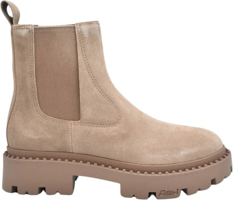 Ash Bruine Veterschoenen van Nubuck Brown Dames