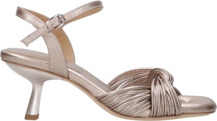 Ash Hoge hakken Gold Janis Leather Shoes in goud