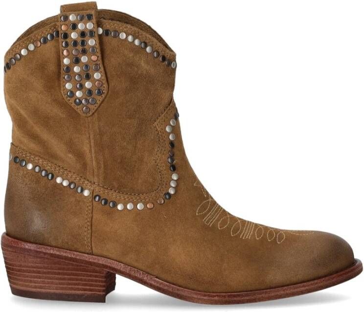 Ash Cowboy Boots Brown Dames