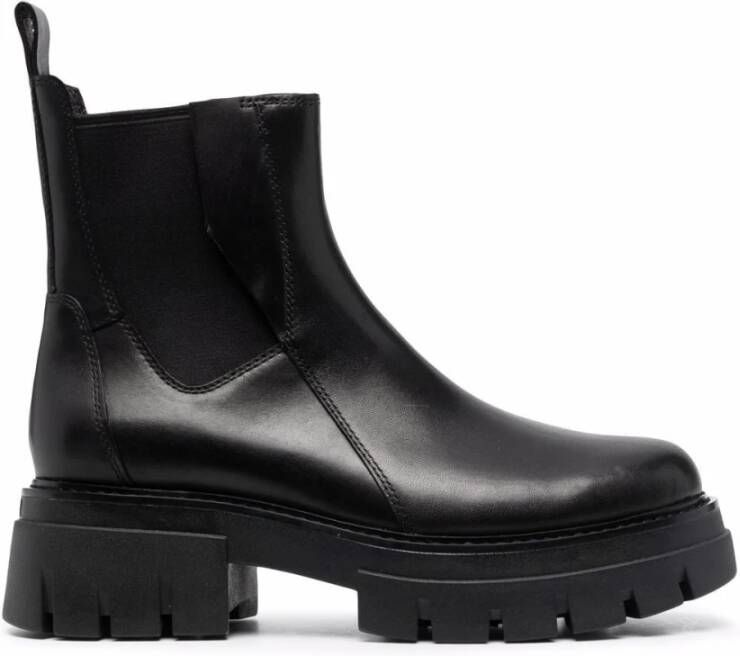 Ash Dames Enkellaars Links Zwart Black Dames