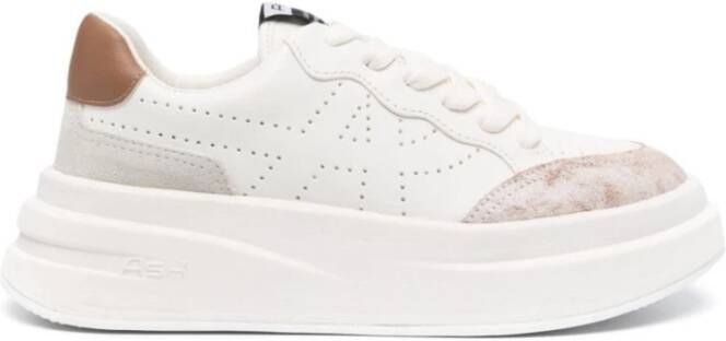 ASH Damessneakers in kaneel wit