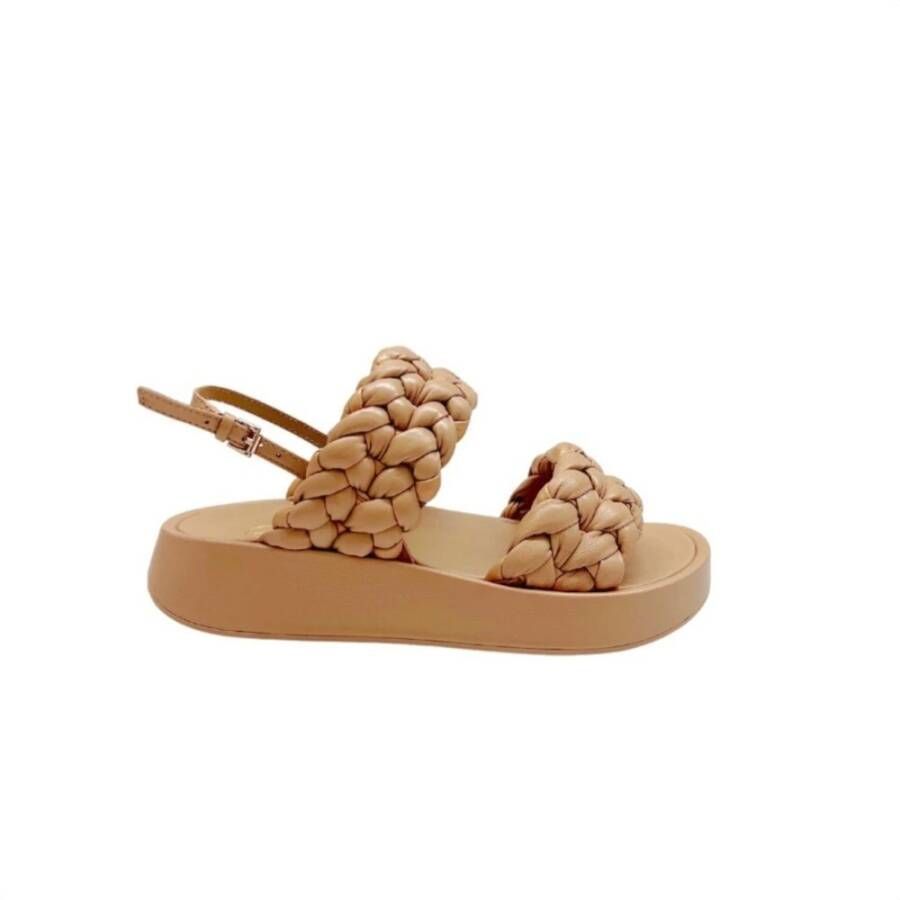 Ash Flat Sandals Beige Dames