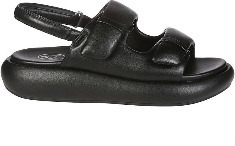 Ash Flat Sandals Black Dames