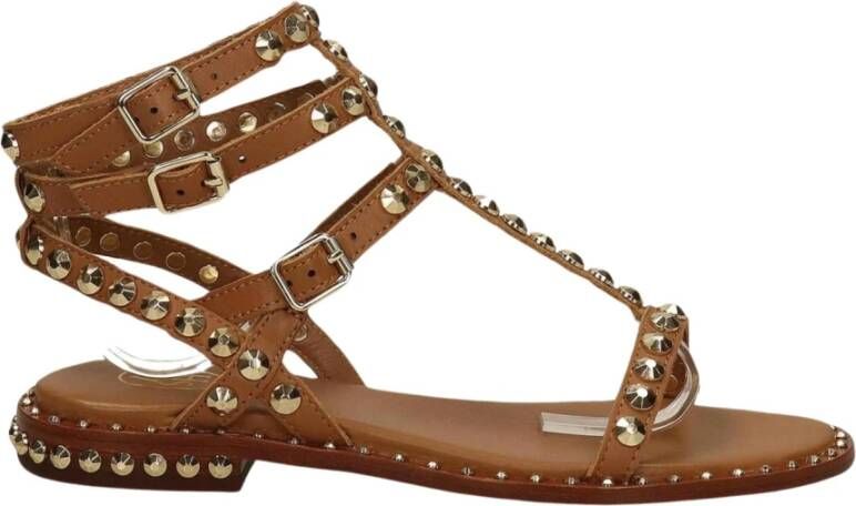 Ash Flat Sandals Brown Dames