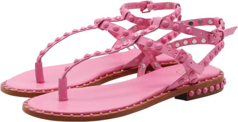 Ash Paros Brasil Pink Platte Sandalen Pink Dames